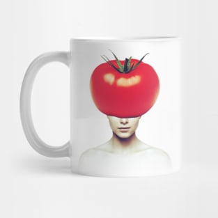 Tomato head portrait Mug